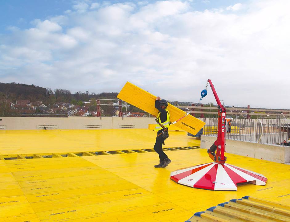 FreeFalcon Doka’s mobile fall protection system